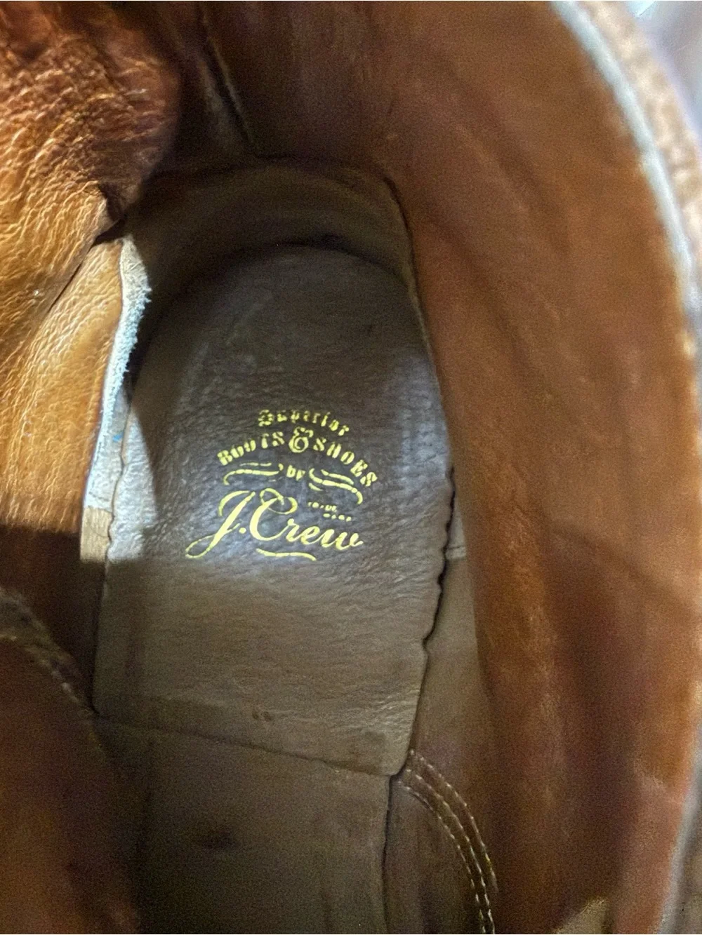 J. Crew Kenton Leather Cap-Toe Boots Sz 9M